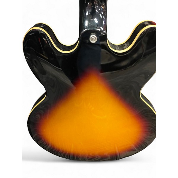 Used 2002 Epiphone Dot 2 Color Sunburst Hollow Body Electric Guitar
