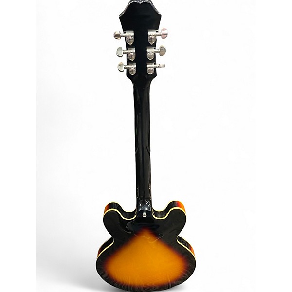 Used 2002 Epiphone Dot 2 Color Sunburst Hollow Body Electric Guitar