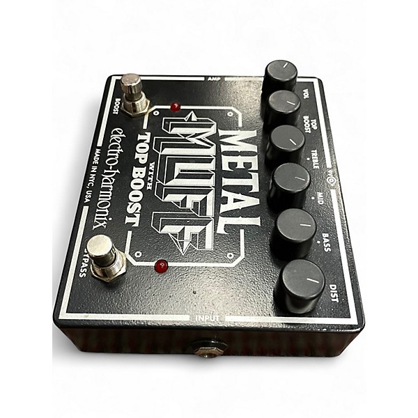 Used Electro-Harmonix Metal Muff Distortion With Top Boost Effect Pedal