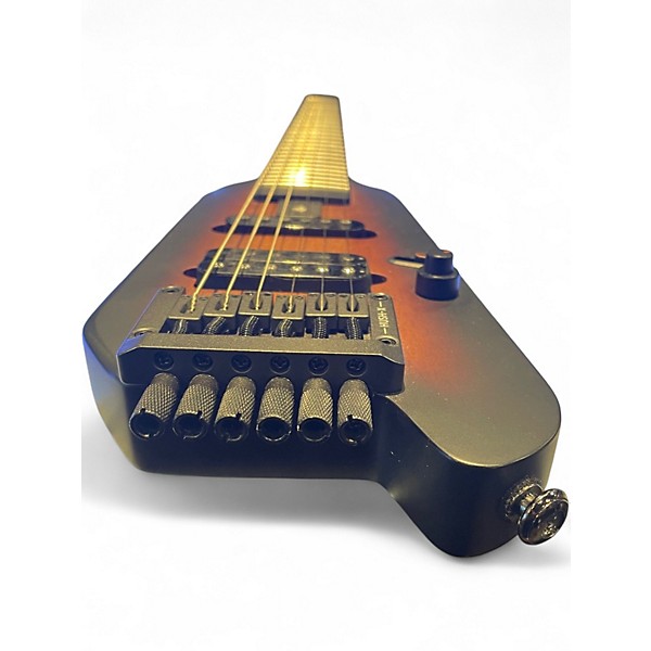 Used Donner hush x Vintage Sunburst Solid Body Electric Guitar