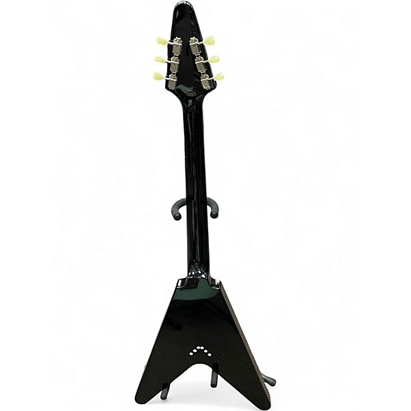 Used Epiphone FLYING V Ebony Solid Body Electric Guitar