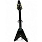 Used Epiphone FLYING V Ebony Solid Body Electric Guitar
