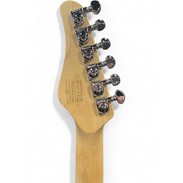 Used Schecter Guitar Research Diamond Series PT Black and White Solid Body Electric Guitar