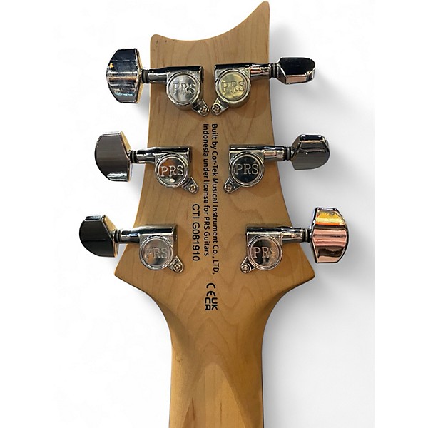 Used PRS SE Custom 24 Turquoise Solid Body Electric Guitar