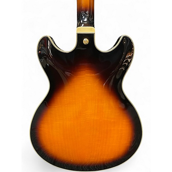 Used Ibanez JSM10 2 Color Sunburst Hollow Body Electric Guitar