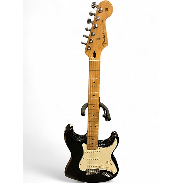 Used Fender Player Stratocaster Black Solid Body Electric Guitar