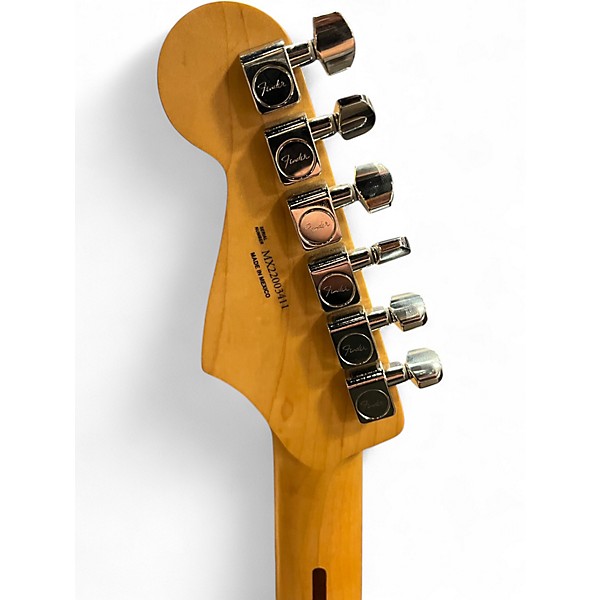 Used Fender Player Stratocaster Black Solid Body Electric Guitar