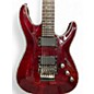 Used Schecter Guitar Research Hellraiser C1 Floyd Rose Black Cherry Solid Body Electric Guitar