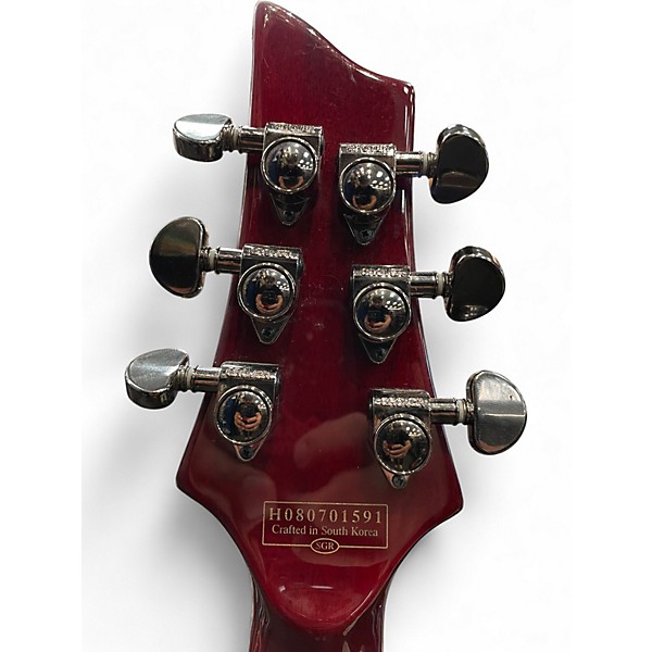 Used Schecter Guitar Research Hellraiser C1 Floyd Rose Black Cherry Solid Body Electric Guitar