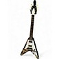 Used Epiphone Jimi Hendrix Love Drops Flying V Ebony Solid Body Electric Guitar thumbnail
