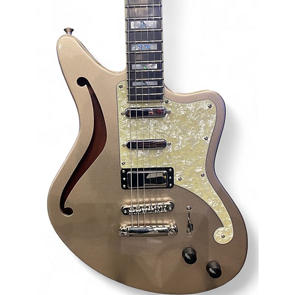 Used D'Angelico Deluxe Bedford SH DESERT GOLD Hollow Body Electric Guitar