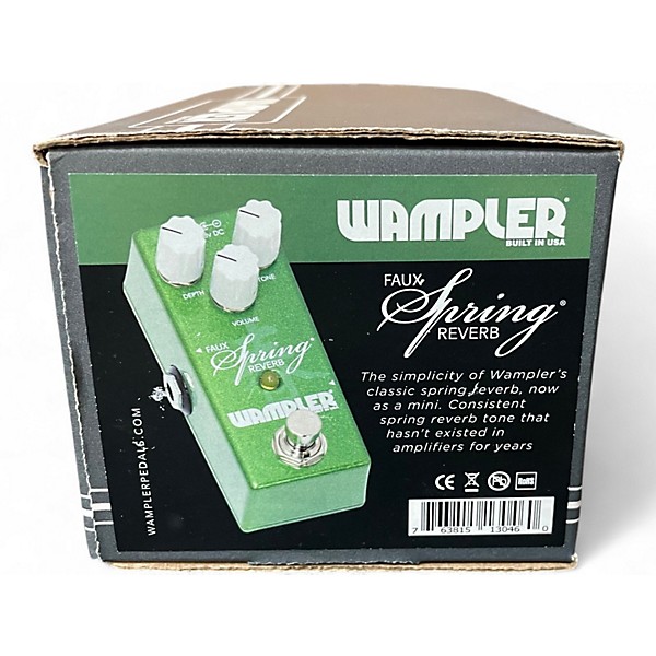 Used Wampler Faux Spring Reverb Effect Pedal