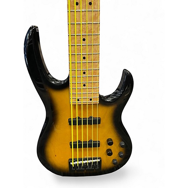 Used Carvin LB76 2 Tone Sunburst Electric Bass Guitar