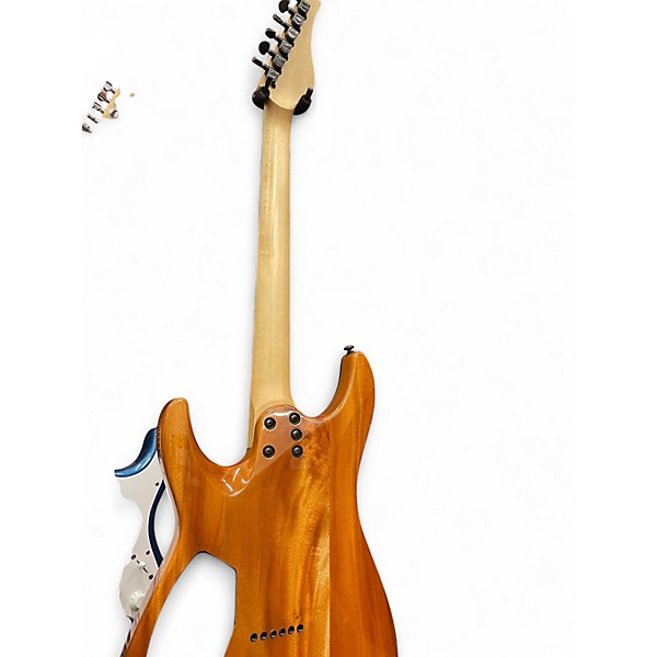 Used Schecter Guitar Research CR6 AQUABURST Solid Body Electric Guitar