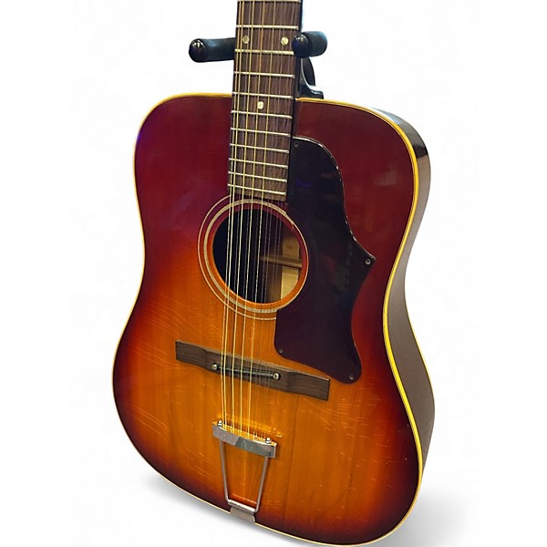 Vintage 1968 Gibson B-45-12' Cherry Sunburst 12 String Acoustic Guitar