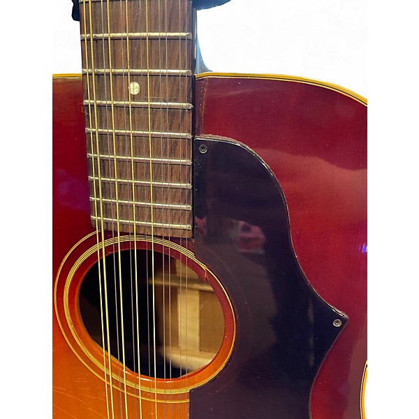 Vintage 1968 Gibson B-45-12' Cherry Sunburst 12 String Acoustic Guitar