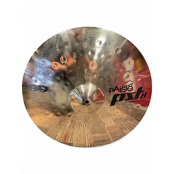 Used Paiste 18in PST8 MEDIUM CRASH Cymbal
