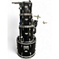 Used Yamaha 4 Piece Power Road Drum Set Black Drum Kit thumbnail