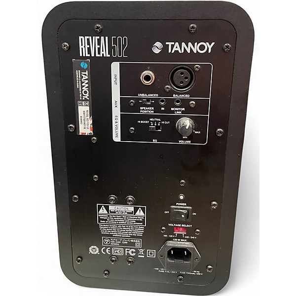 Used Tannoy Reveal 502 pair Powered Monitor