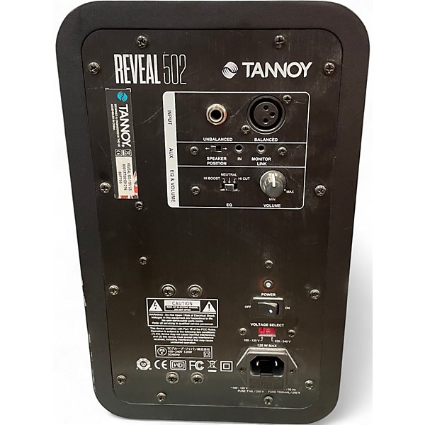 Used Tannoy Reveal 502 pair Powered Monitor