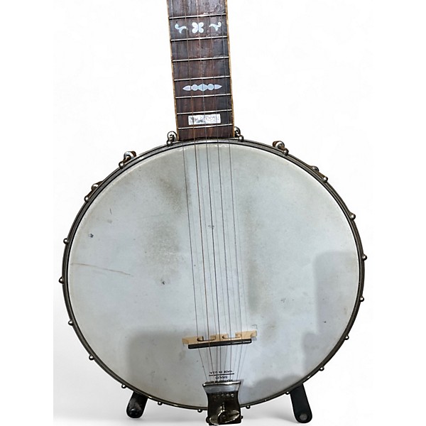 Used Triple X 5 String Resonator Natural Banjo