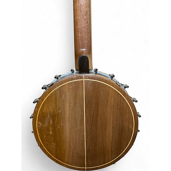 Used Triple X 5 String Resonator Natural Banjo