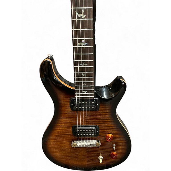 Used PRS SE Custom 22 sunburst Solid Body Electric Guitar