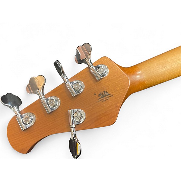 Used Ernie Ball Music Man StingRay 5 Special H green/blue Electric Bass Guitar