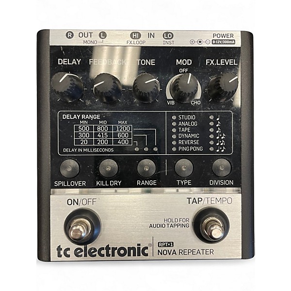 Used TC Electronic Nova Repeater Effect Pedal