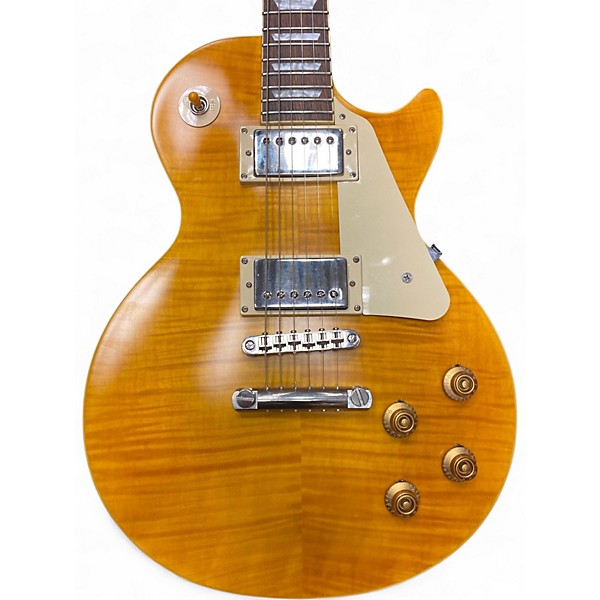 Used Epiphone Joe Bonamassa Lazarus Les Paul Amber Solid Body Electric Guitar