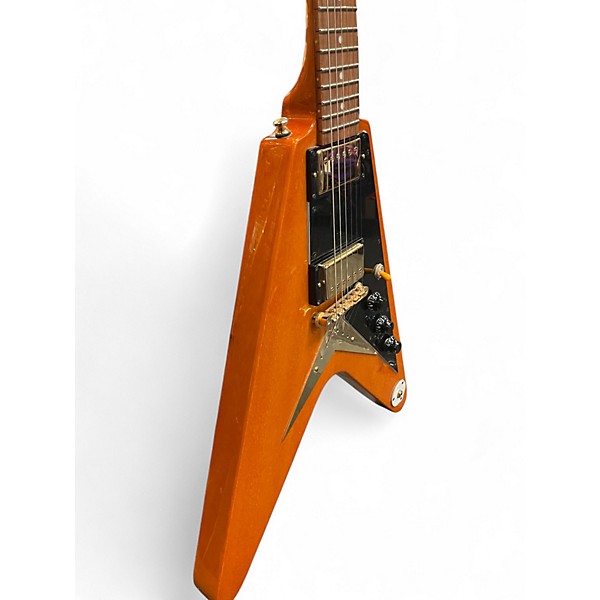 Used Epiphone BONAMASSA amos flying v Natural Solid Body Electric Guitar