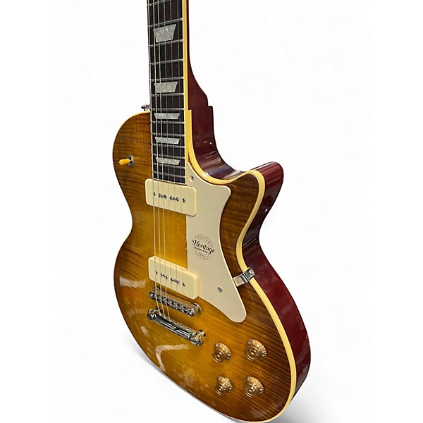 Used Heritage CUSTOM CORE H150 P90 DIRTY LEMON Solid Body Electric Guitar