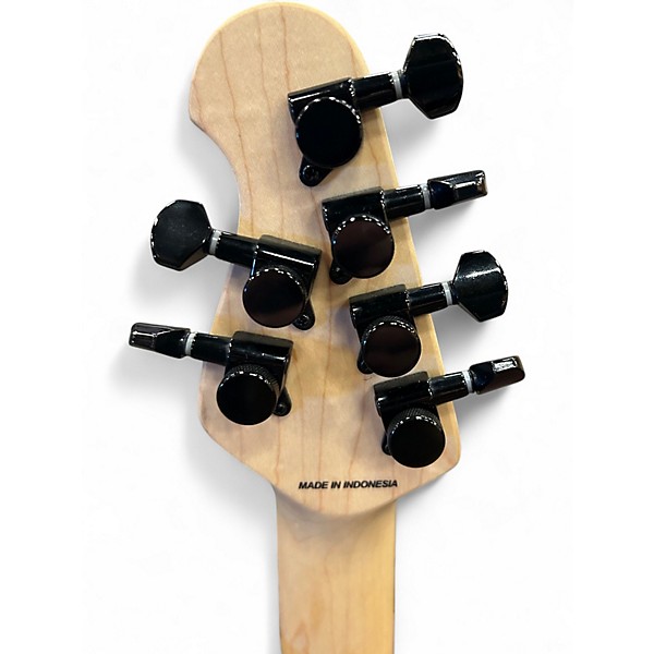 Used Sterling by Music Man JP60 John Petrucci Signature Stealth Black Solid Body Electric Guitar