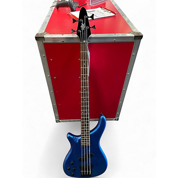 Used Rogue LX200B Series III BLUE SPARKLE Electric Bass Guitar
