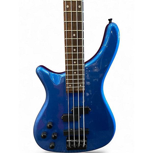 Used Rogue LX200B Series III BLUE SPARKLE Electric Bass Guitar