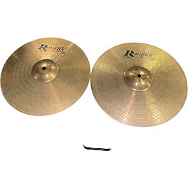 Used Rogers 14in Bronze Hi Hat Pair Cymbal