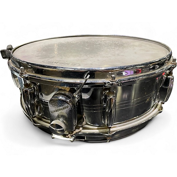 Vintage 1970s Slingerland 5X14 Soundking Chrome over Brass Drum