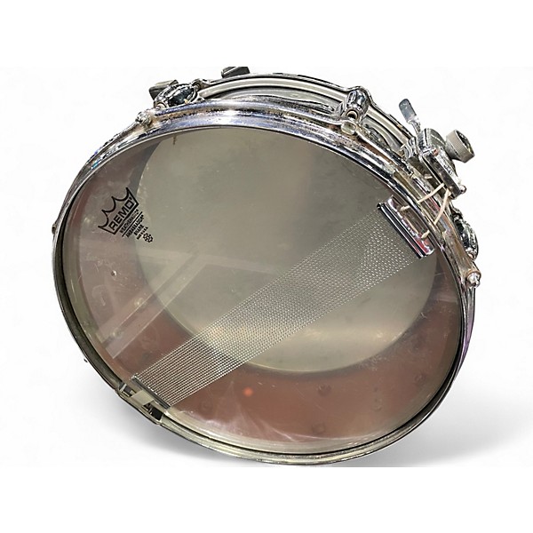 Vintage 1970s Slingerland 5X14 Soundking Chrome over Brass Drum