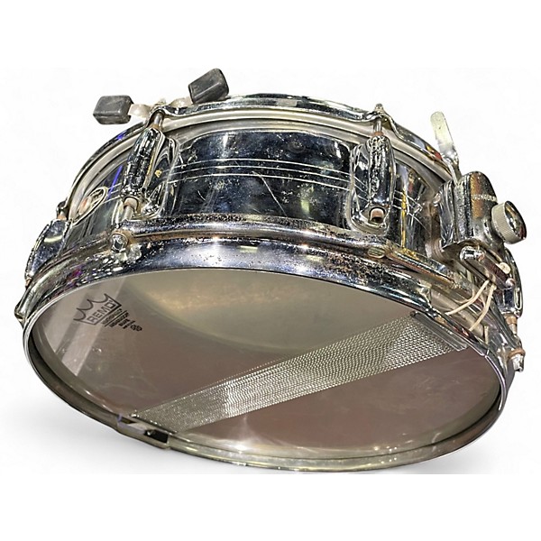 Vintage 1970s Slingerland 5X14 Soundking Chrome over Brass Drum