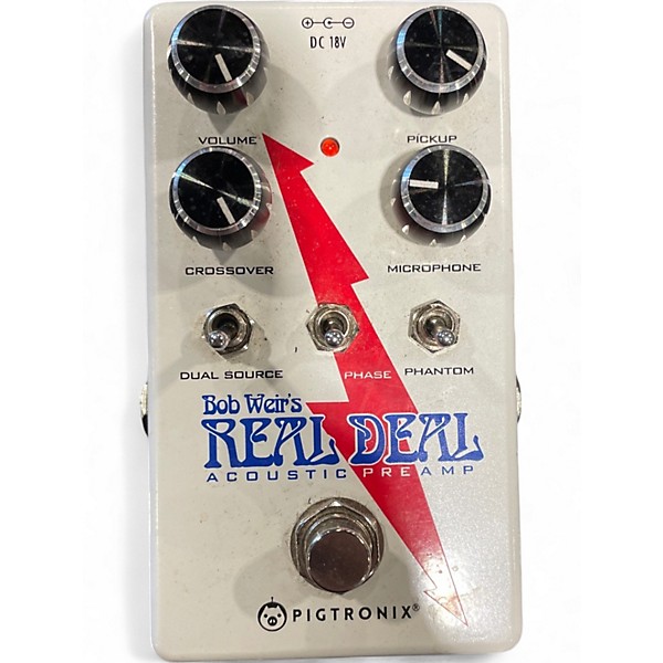 Used Pigtronix Bob Weir's REAL DEAL acoustic preamp Pedal
