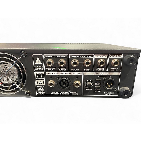 Used Bugera BVP5500 550W Tube Bass Amp Head