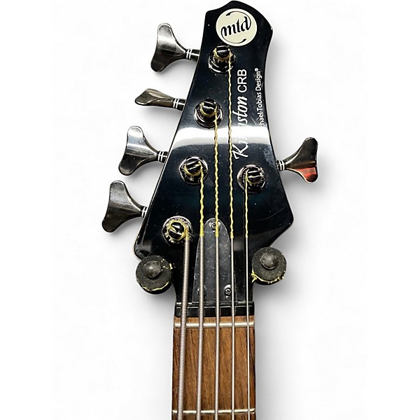 Used MTD Kingston CRB5 3 Tone Sunburst Electric Bass Guitar