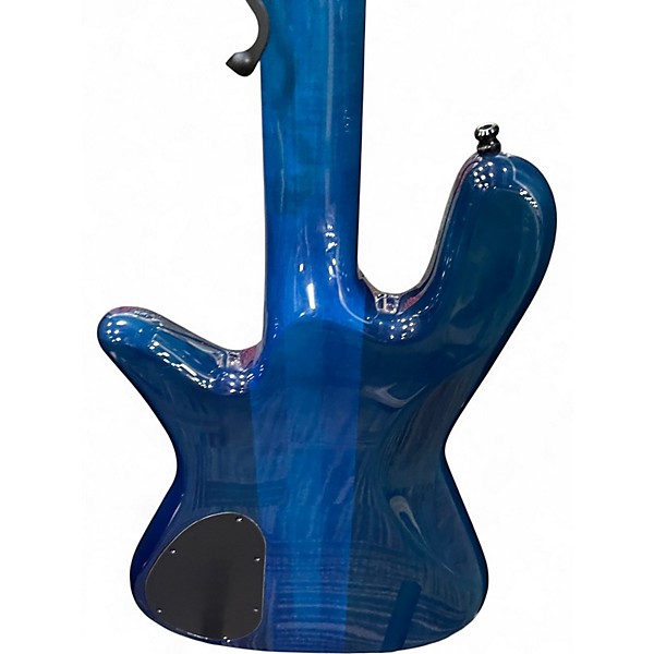 Used Spector Legend 4 Neck Through Faded Blue Jean Electric Bass Guitar