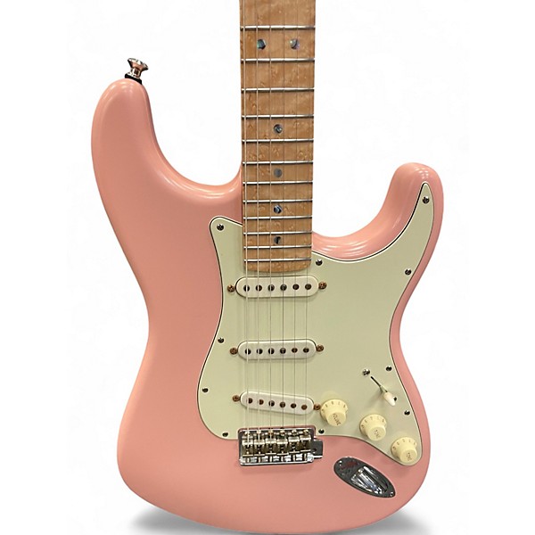 Used Fender PARTS CASTER Shell Pink Solid Body Electric Guitar