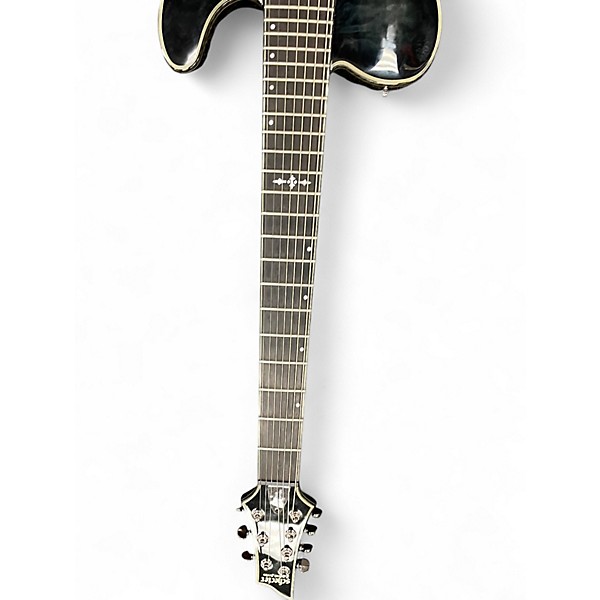 Used Schecter Guitar Research Hellraiser PT7 Hybrid TRANS BLACK BURST Solid Body Electric Guitar
