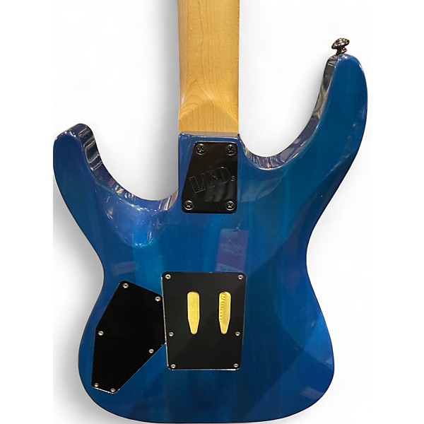 Used ESP LTD MH203 Trans Blue Solid Body Electric Guitar