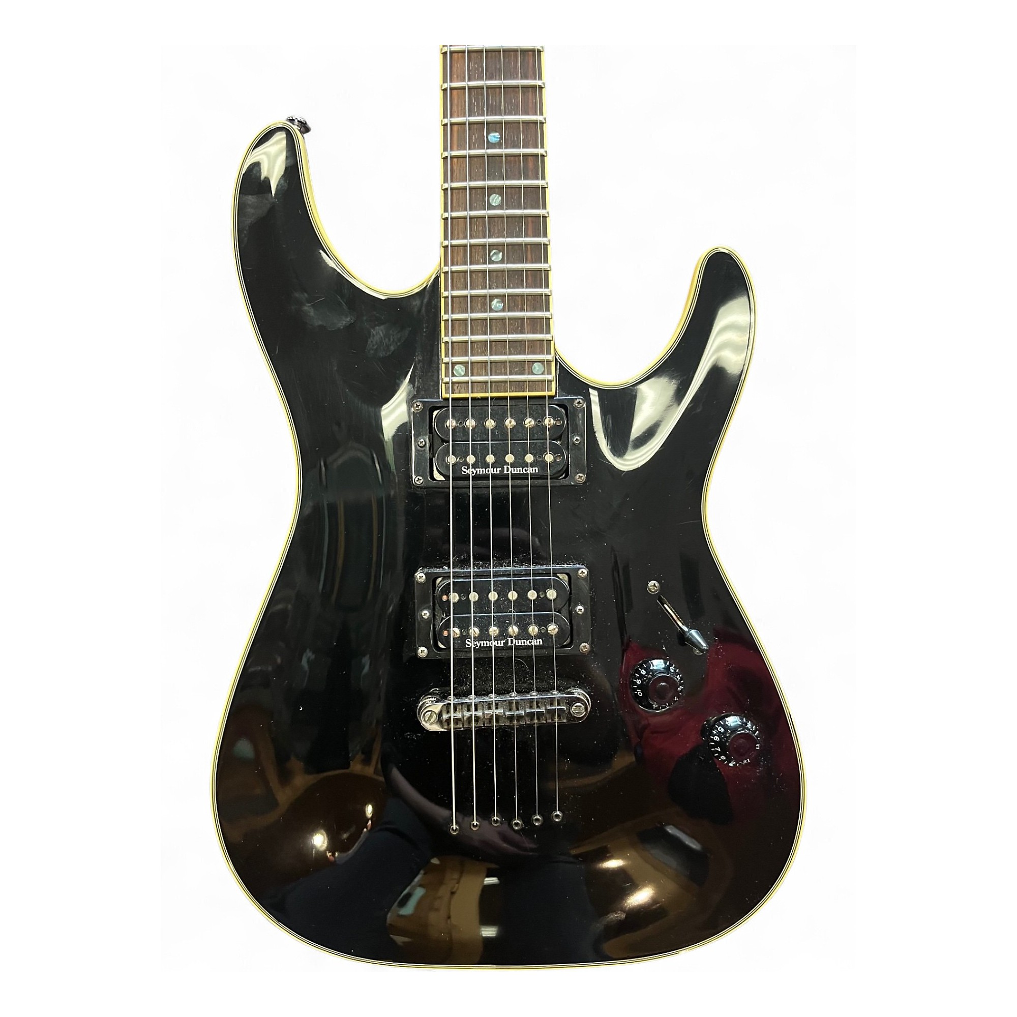 ギター Schecter C1 Blackjack Seymour Duncan Used Schecter Guitar Research Blackjack C1 Black Solid Body