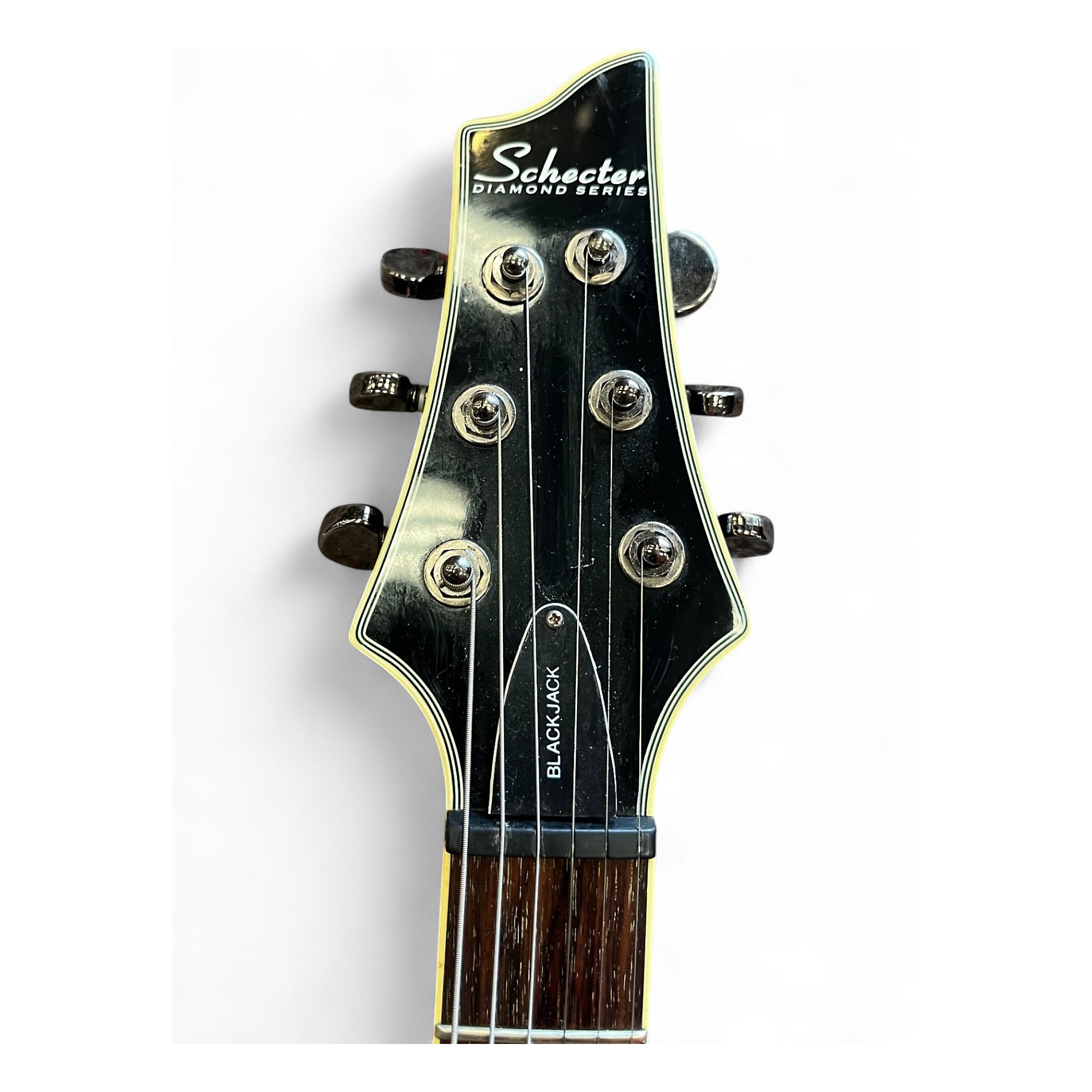 Used Schecter Guitar Research Blackjack C1 Black Solid Body
