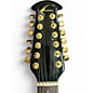 Vintage 1992 Ovation 1858 Elite Black 12 String Acoustic Electric Guitar