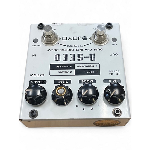 Used Joyo D-Seed Dual Channel Digital Delay Effect Pedal